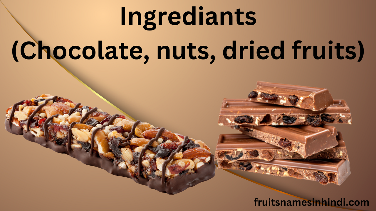 Fruit And Nut Chocolate In Hindi recipe