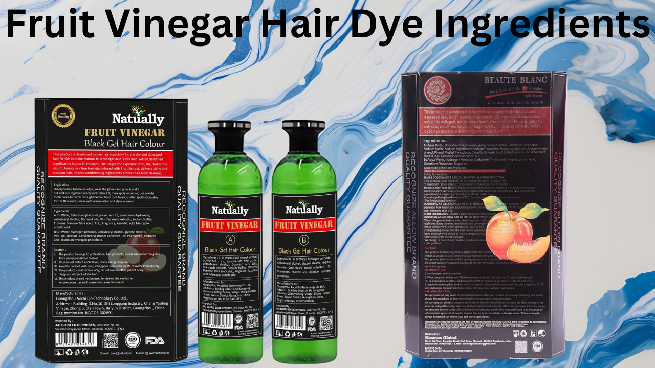 Fruit Vinegar Hair Dye In Hindi How To Use