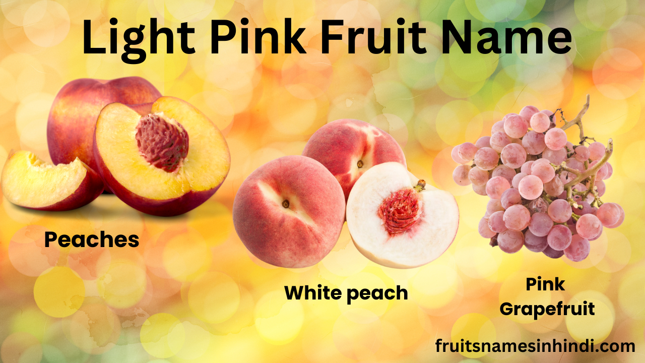 Pink Fruit Names List