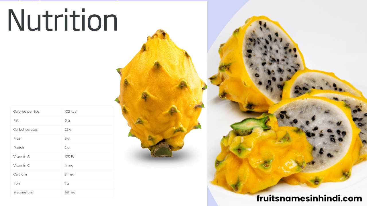yellow dragon fruit benefits